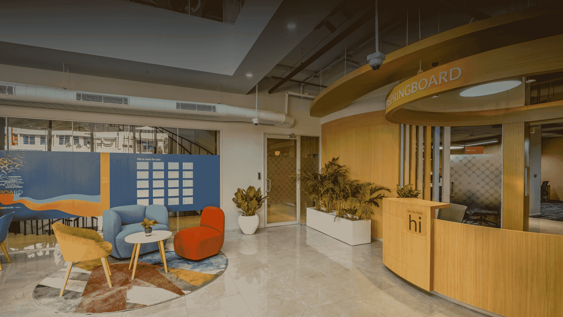 21B coworking space interior view 2
