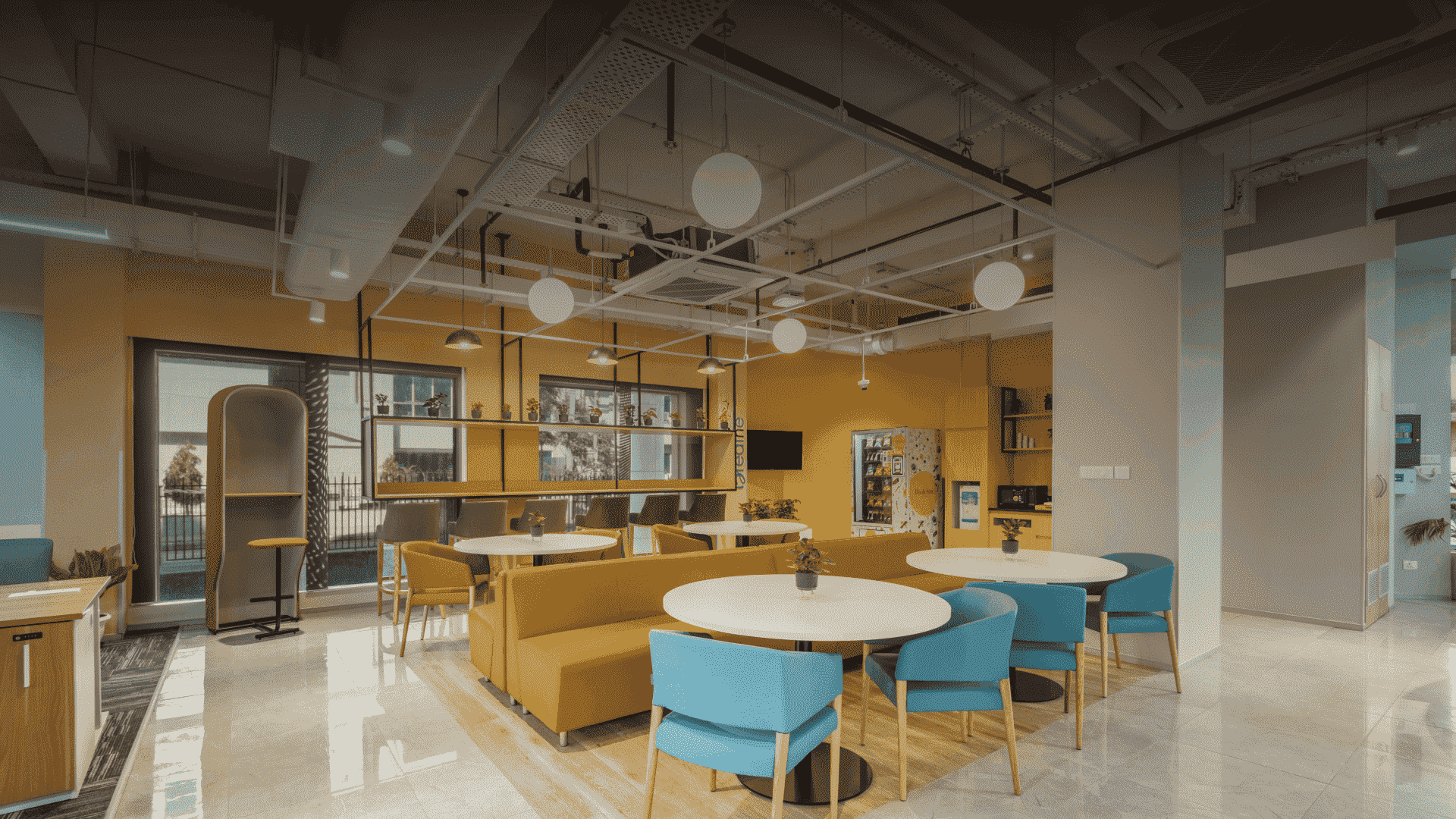 21B coworking space interior view 3