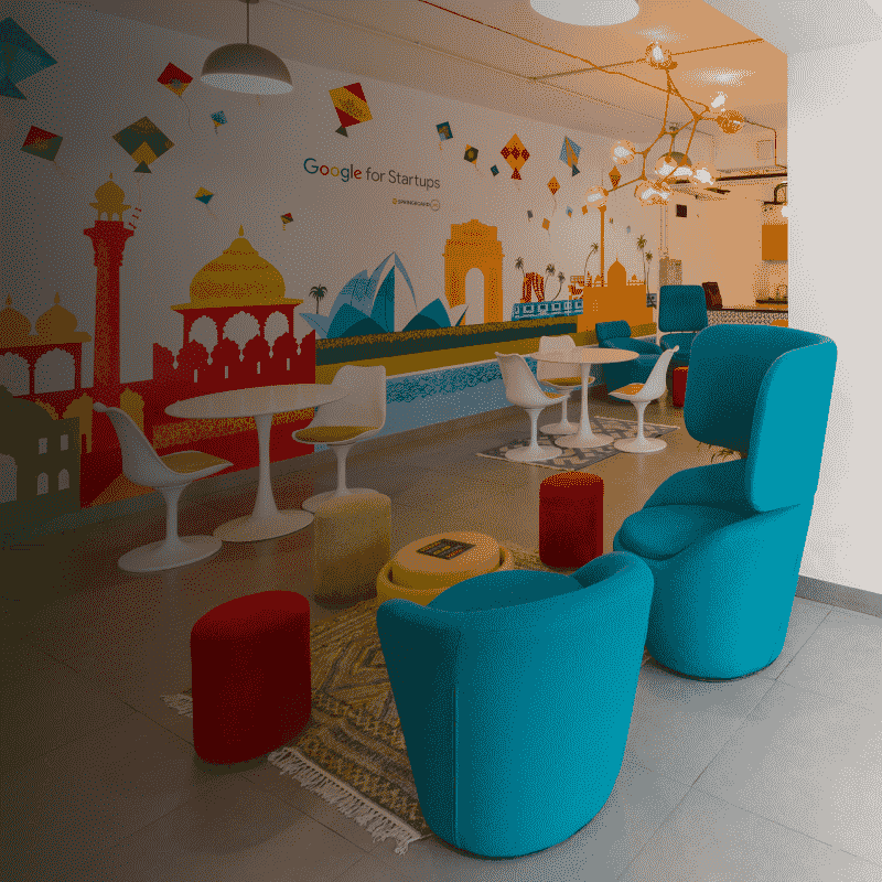 Delhi coworking space mobile view