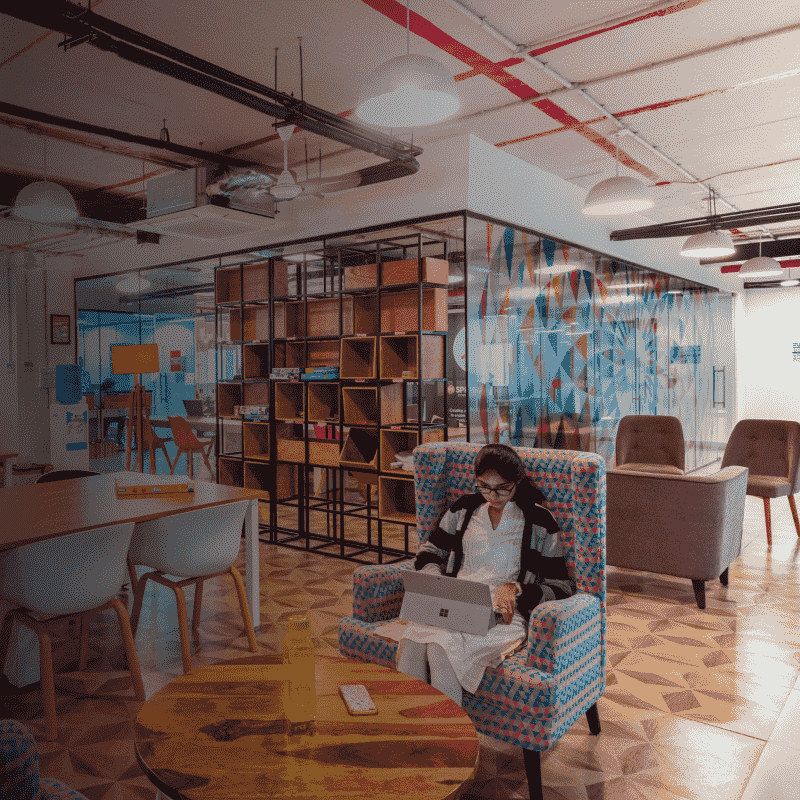 Hyderabad coworking space mobile view