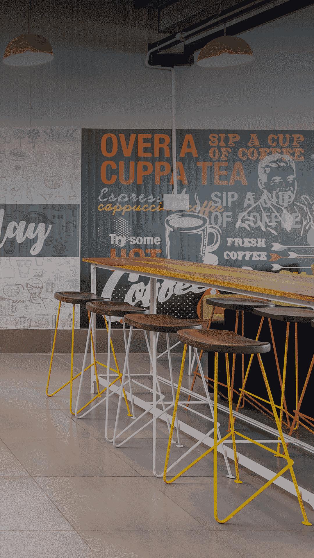 Initial mobile view of coworking space in JP Nagar