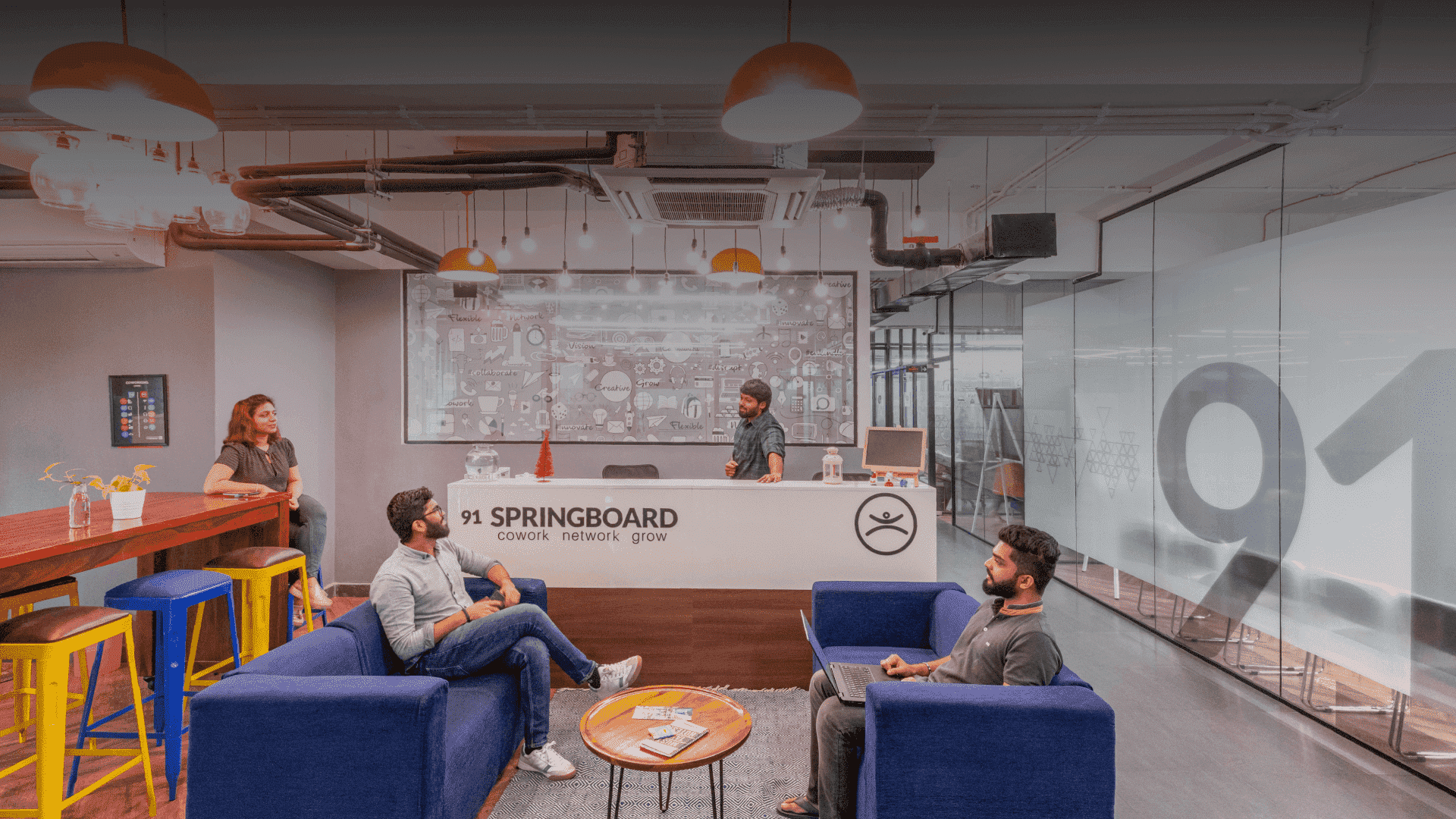 Madhapur Coworking Space Interior