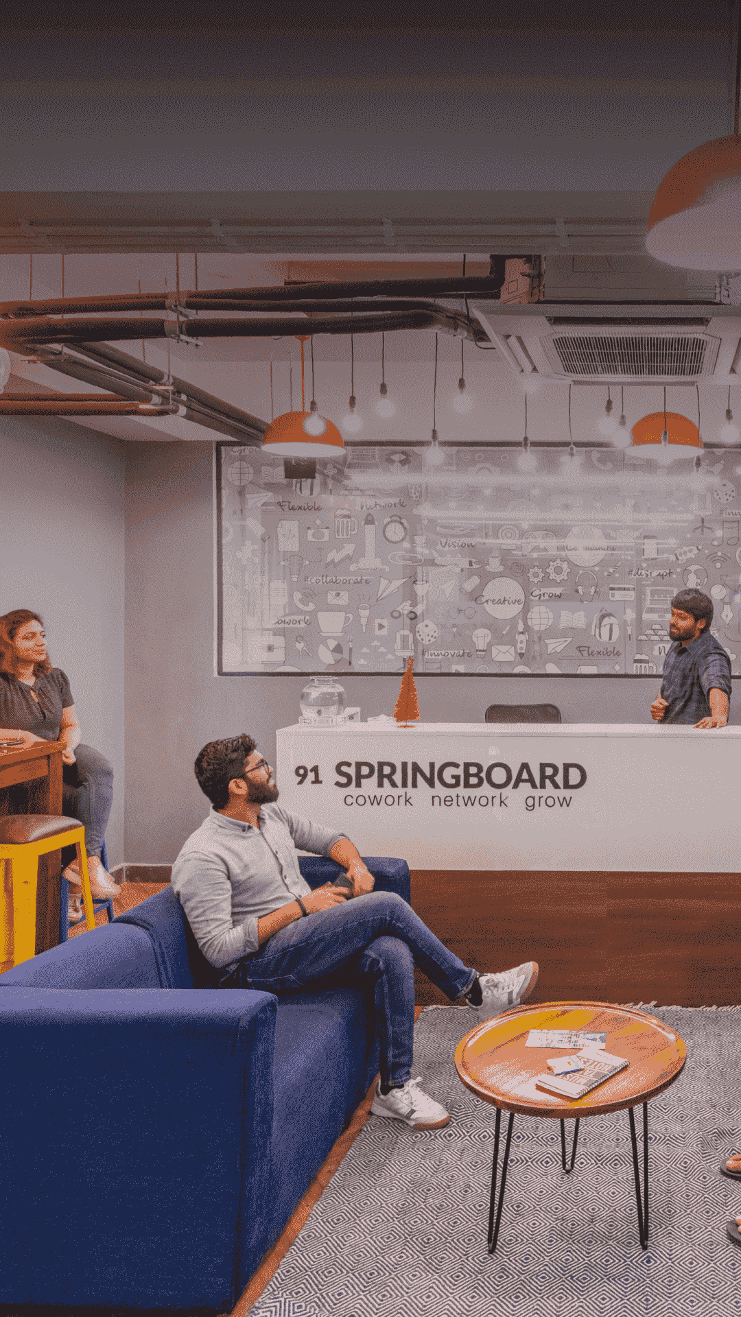Madhapur coworking space mobile view 1