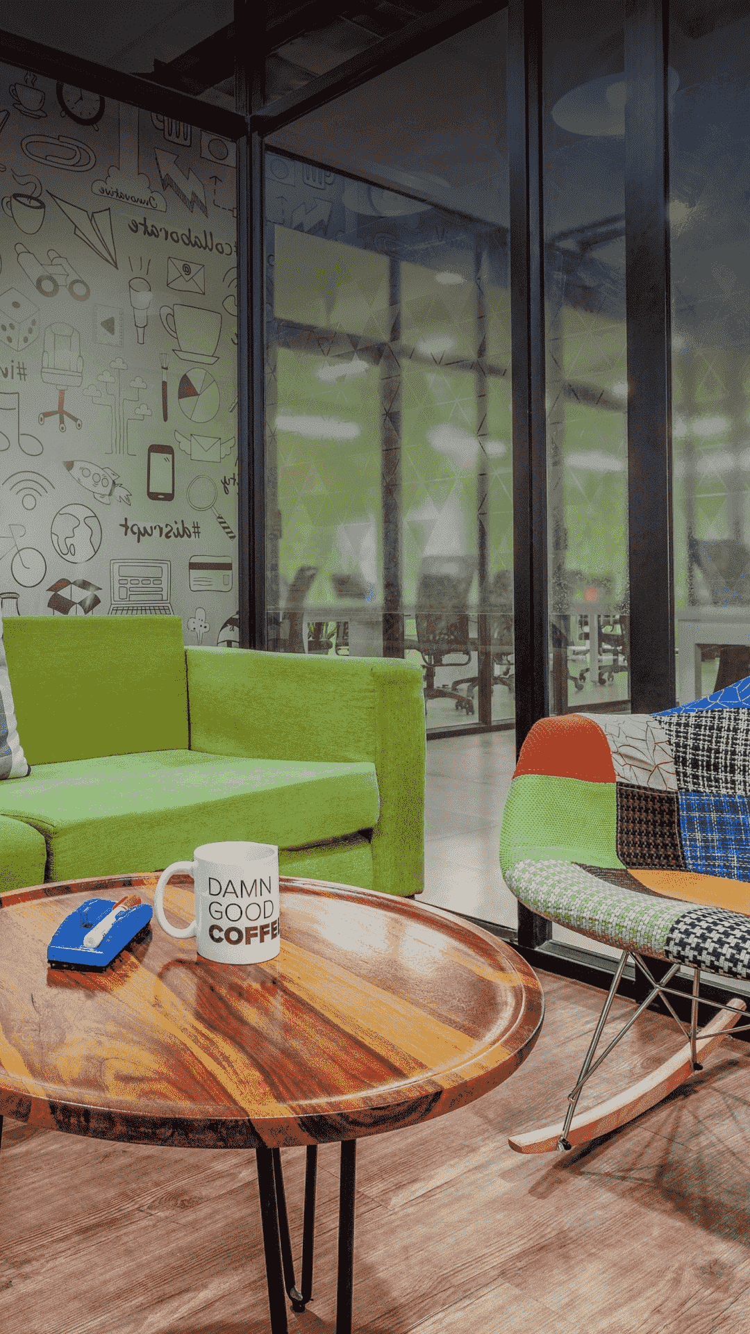 Madhapur Coworking Space Mobile View