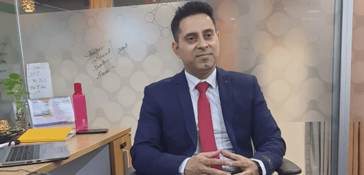 Anil Dhavan at coworking space